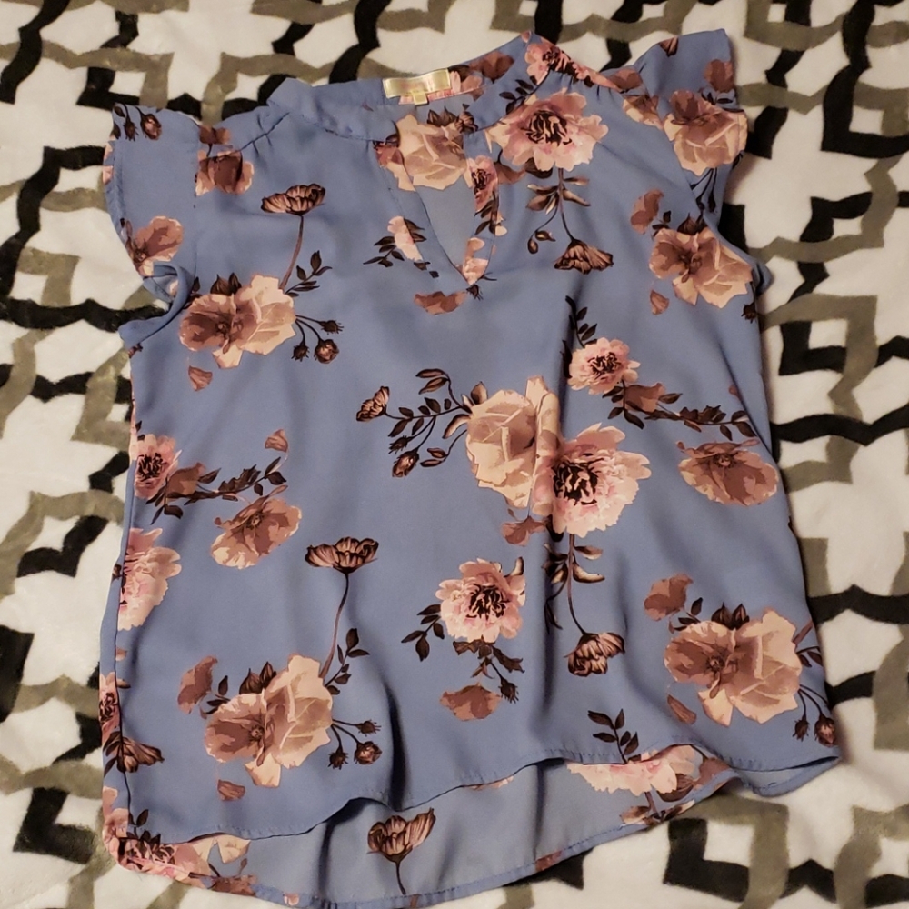 Stella Tweed floral top